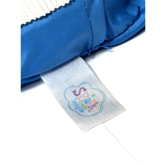 Spark Create Imagine Rabbit & Lamb Plush Rattle Bowtie Gray Blue Lot of 2 - Picture 13 of 14